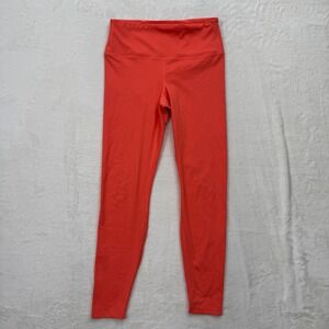 All in Motion Leggings Womens Medium Coral Orange High Rise Activewear